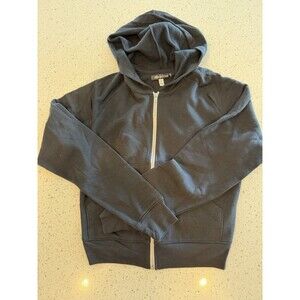 Urban Outfitters Men's Gray Fleece Full Zip Hooded Hoodie Size S